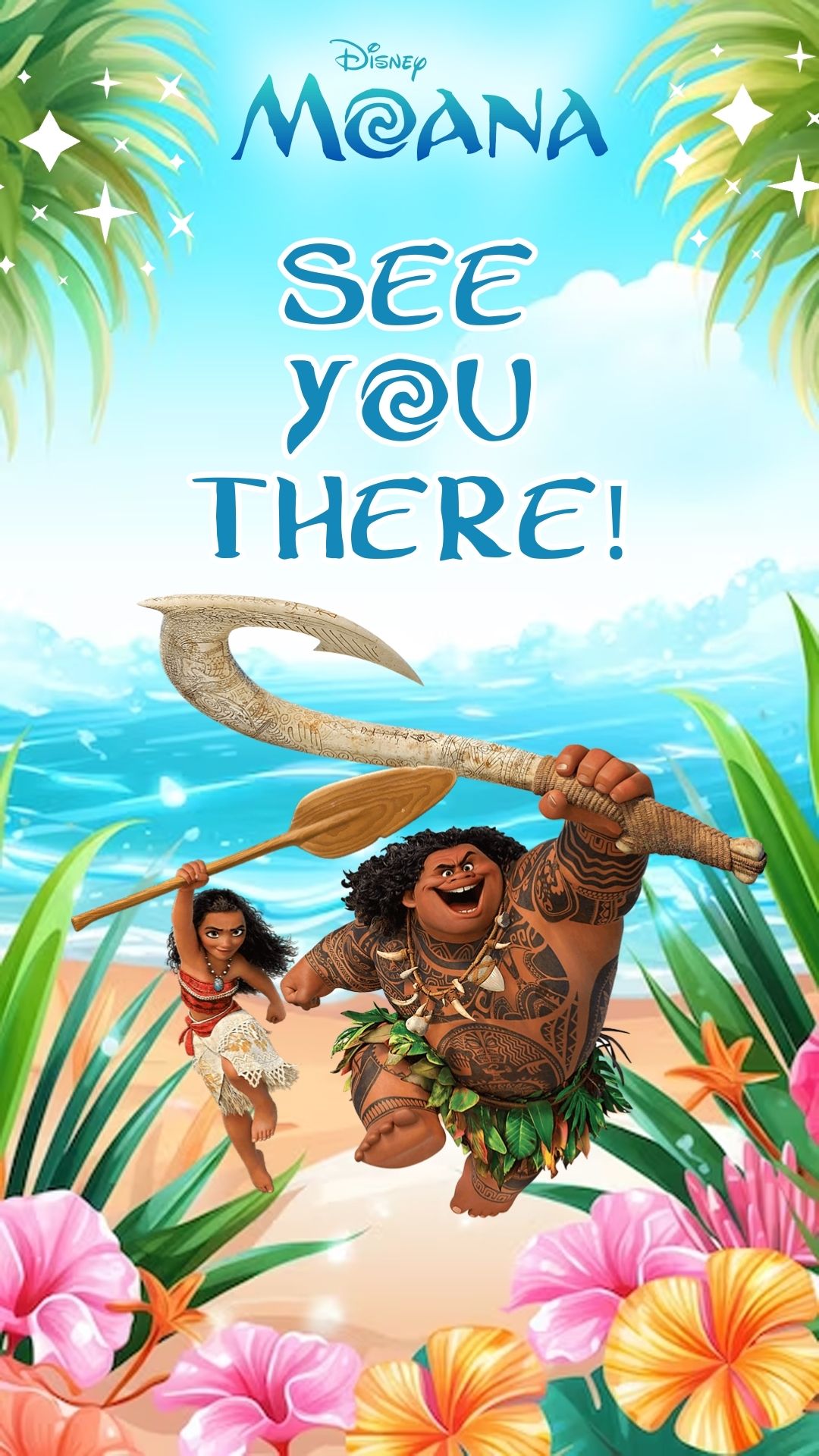 Moana - Birthday Video Invitation 4