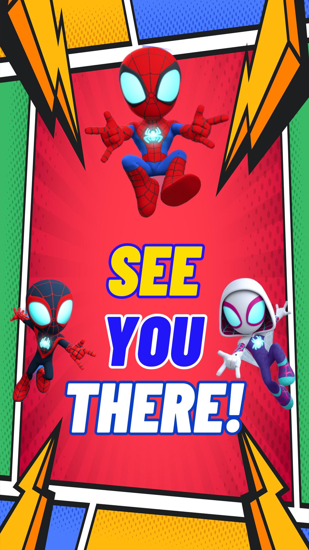 Spidey and His Amazing Friends - Birthday Video Invitation Template 5