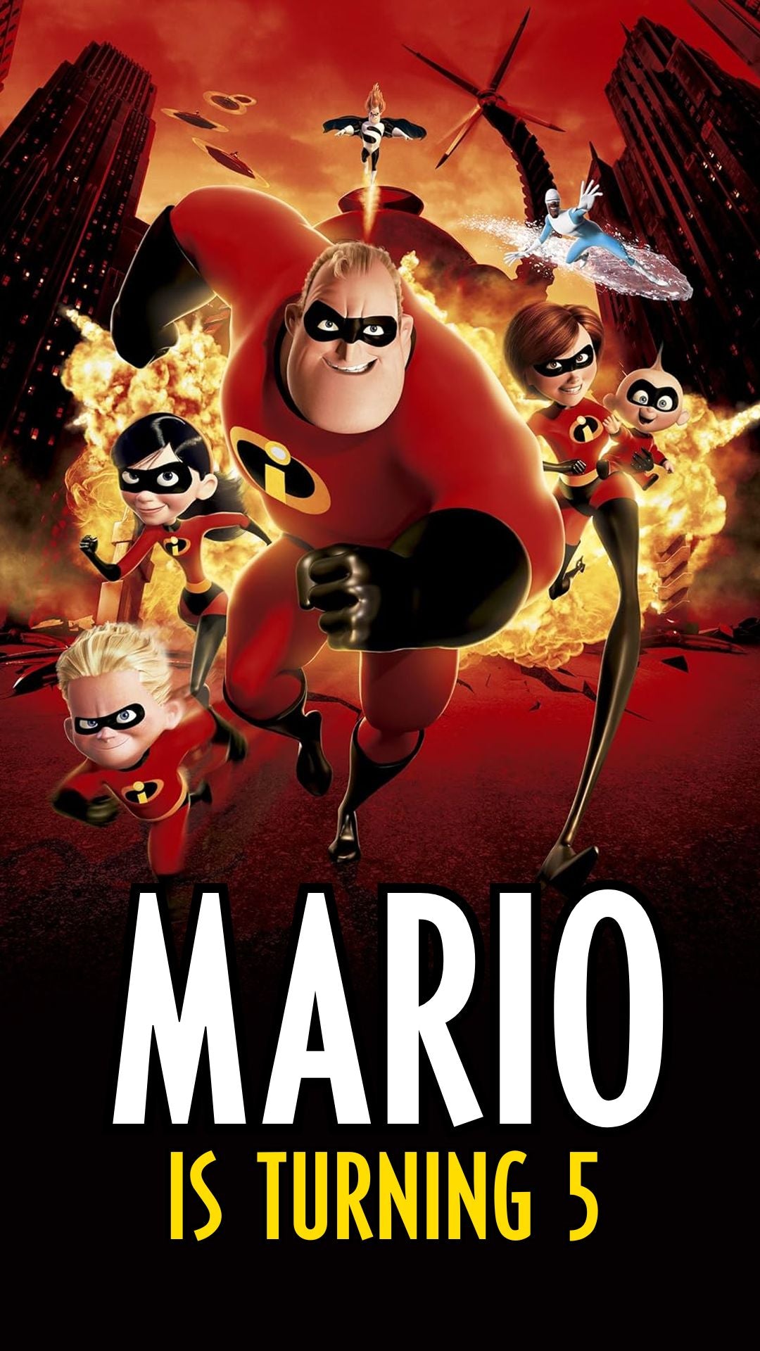 The Incredibles - Birthday Video Invitation 1
