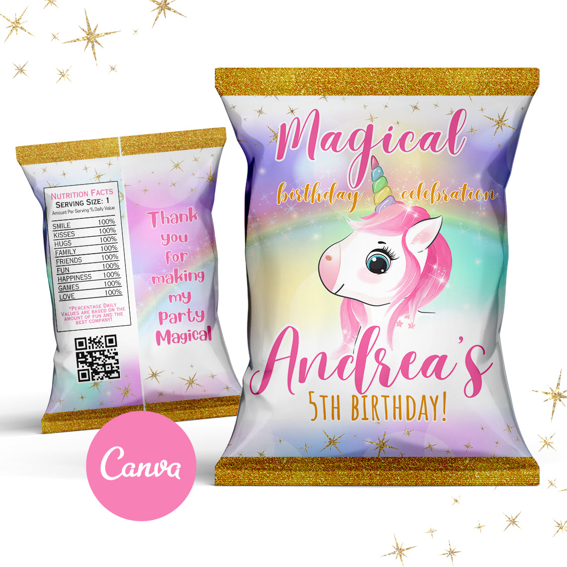 Unicorn Chip Bag