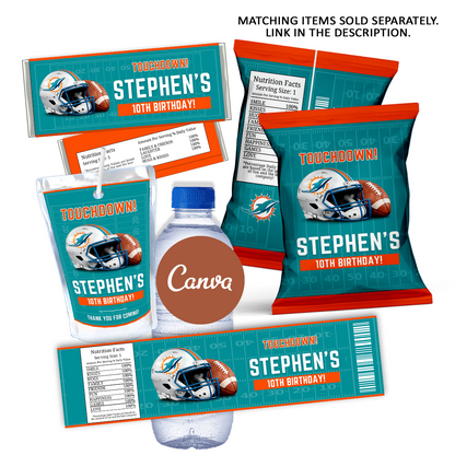 Miami Dolphins Chip Bag