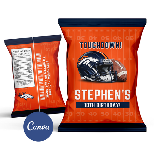 Denver Broncos Chip Bag