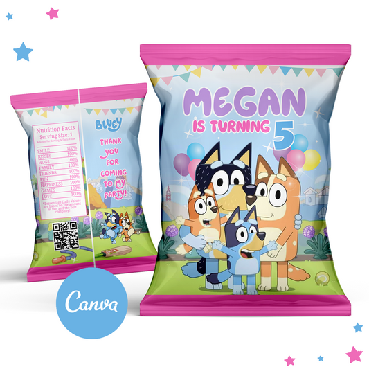 Bluey Chip Bag