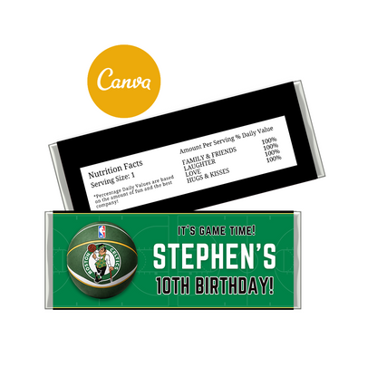 Boston Celtics Hershey Bar