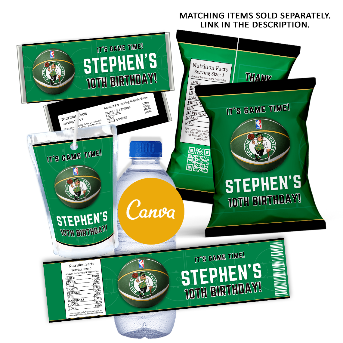 Boston Celtics Water Bottle