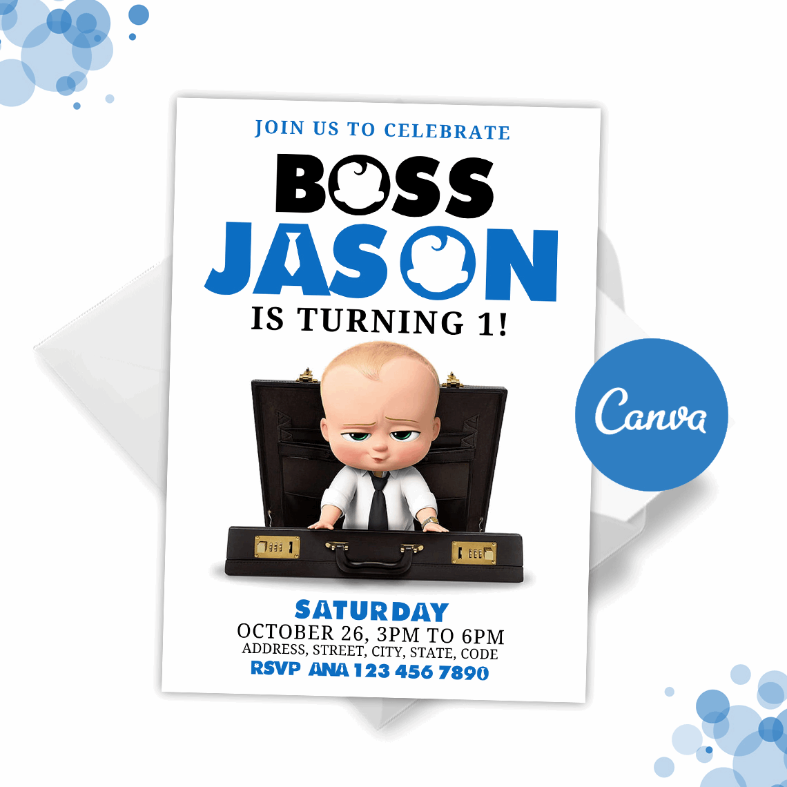 Boss Baby Invitation