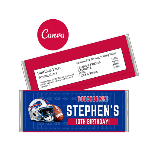 Buffalo Bills Hershey Bar