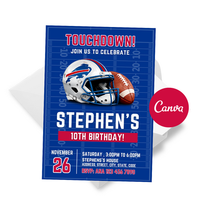 Buffalo Bills Invitation