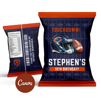 Chicago Bears Chip Bag