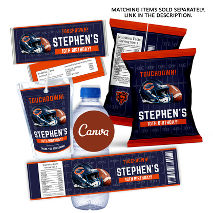 Chicago Bears Hershey Bar