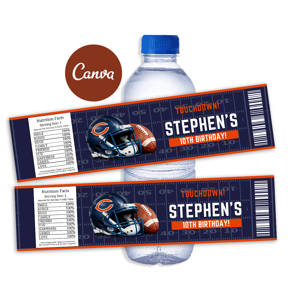 Chicago Bears Water Bottle
