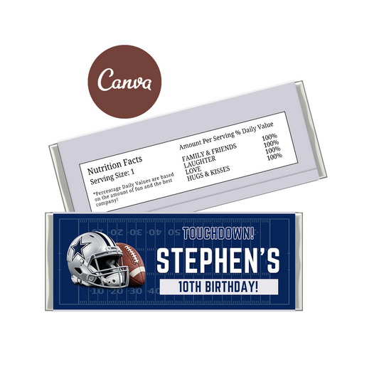 Dallas Cowboys Hershey Bar
