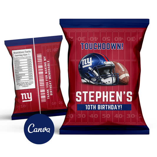 New York Giants Chip Bag