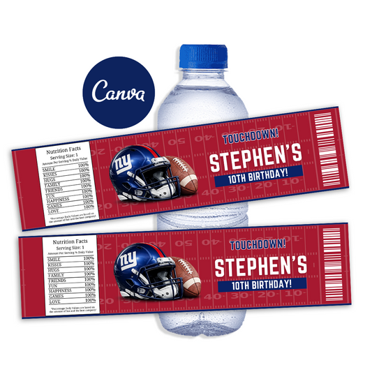New York Giants Water Bottle