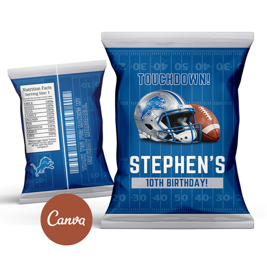 Detroit Lions Chip Bag
