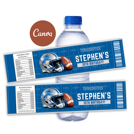 Detroit Lions Water Bottle