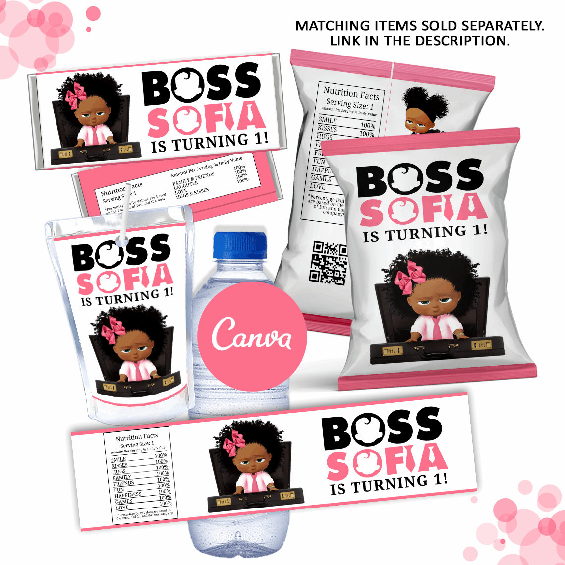 Girl Boss Baby Hershey Bar