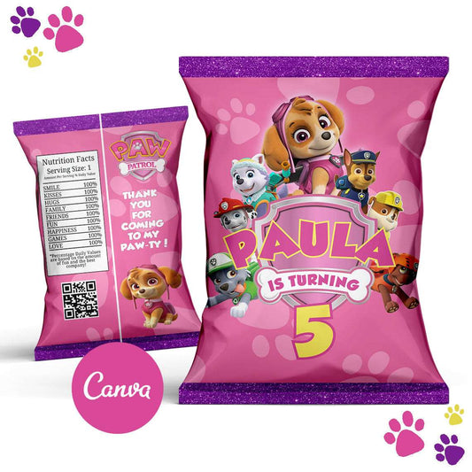 Girl Paw Patrol Chip Bag