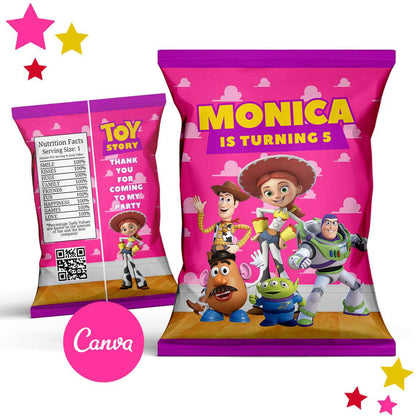 Girl Toy Story Chip Bag