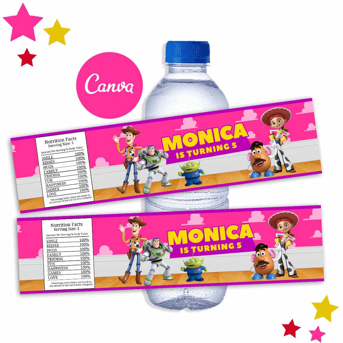 Girl Toy Story Water Bottle