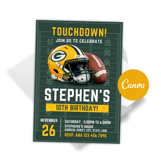 Green Bay Packers Invitation