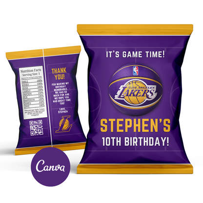 Lakers Chip Bag Wrapper