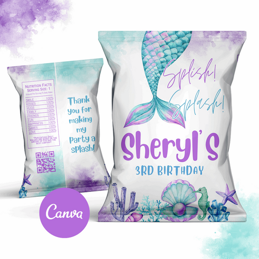 Mermaid Chip Bag