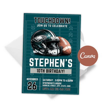 Philadelphia Eagles Invitation