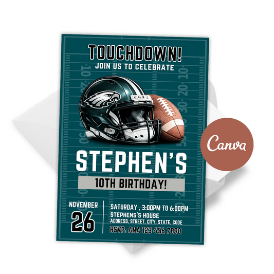 Philadelphia Eagles Invitation