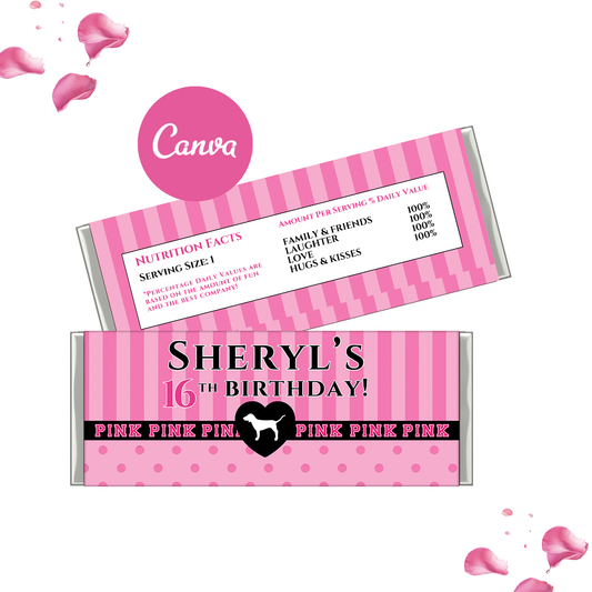 Pink Hershey Bar