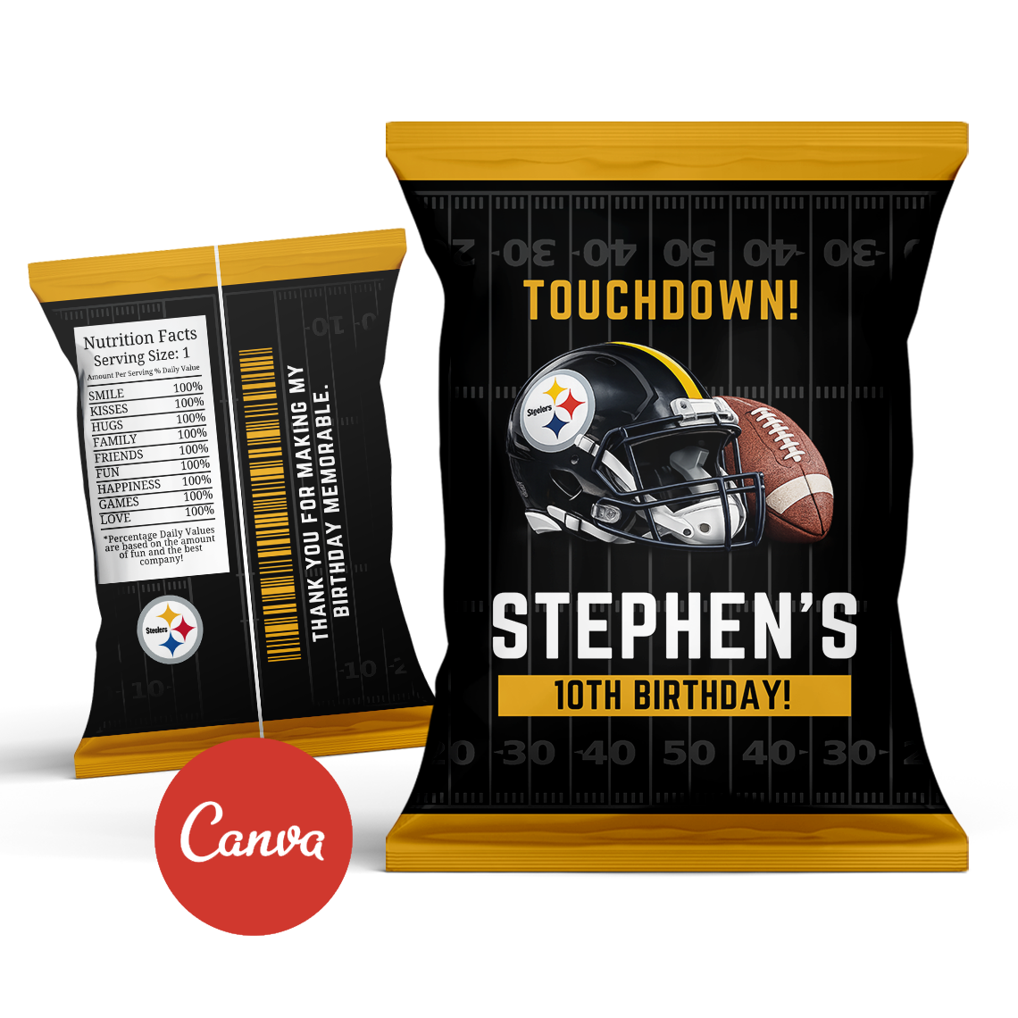 Pittsburgh Steelers Chip Bag