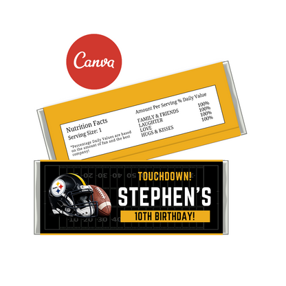 Pittsburgh Steelers Hershey Bar
