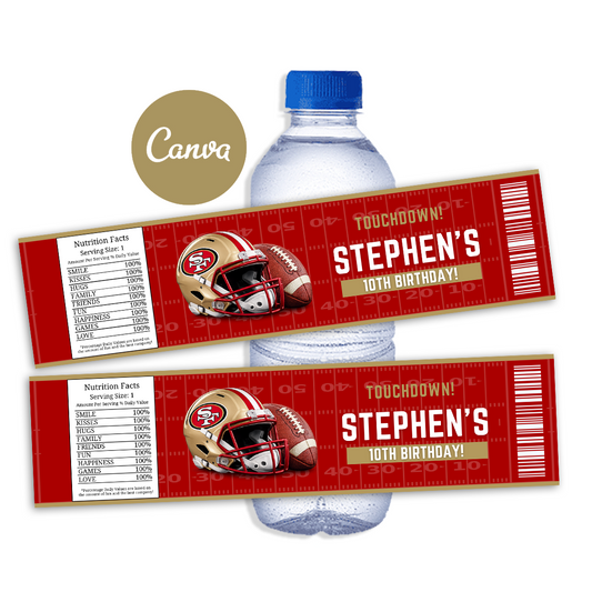 San Francisco 49ers Water Bottle