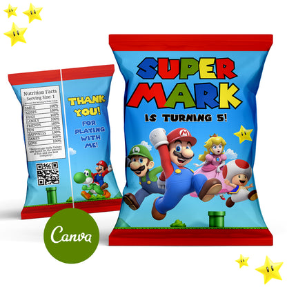 Super Mario Chip Bag